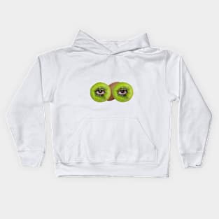 Psychedelic kiwi Kids Hoodie